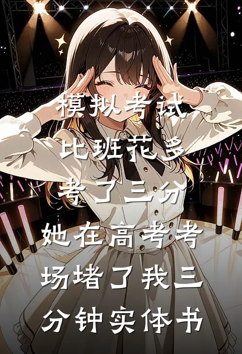模拟考试比班花多考了三分，她在高考考场堵了我三分钟实体书
