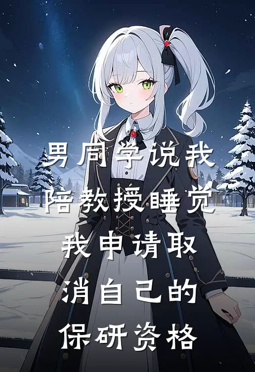 男同学说我陪教授睡觉，我申请取消自己的保研资格