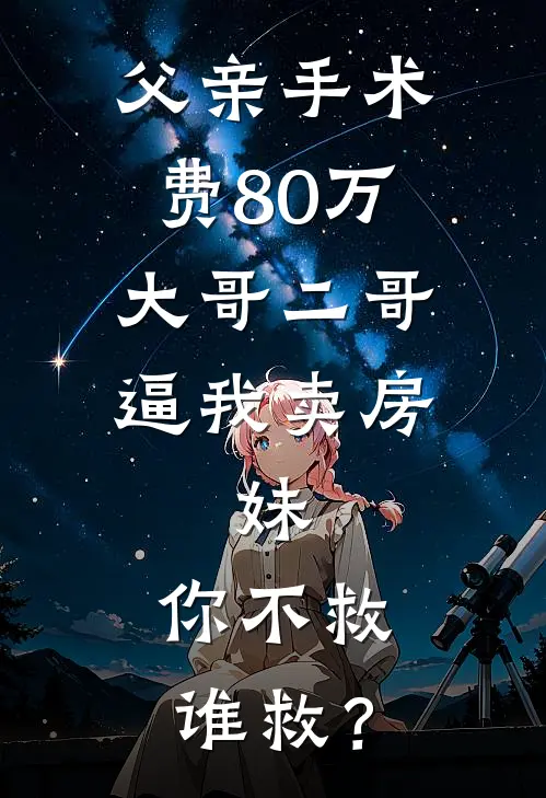 父亲手术费80万，大哥二哥逼我卖房：妹，你不救谁救？