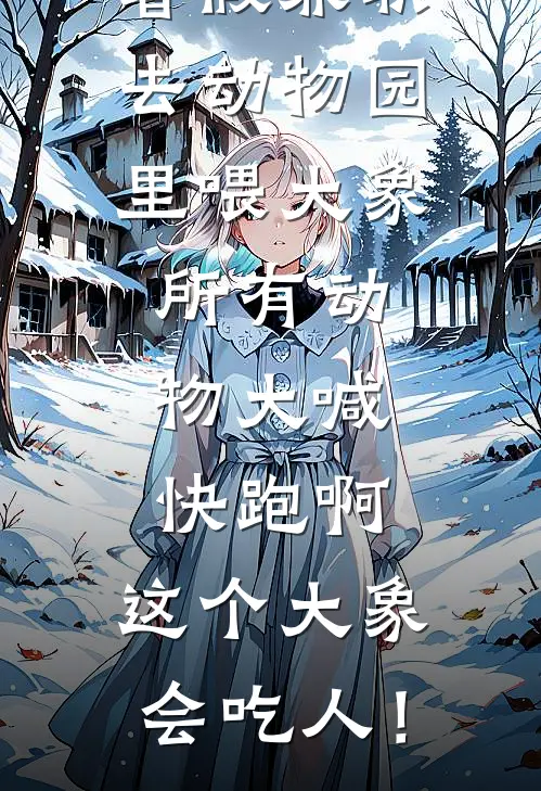 暑假兼职去动物园里喂大象，所有动物大喊：快跑啊，这个大象会吃人！