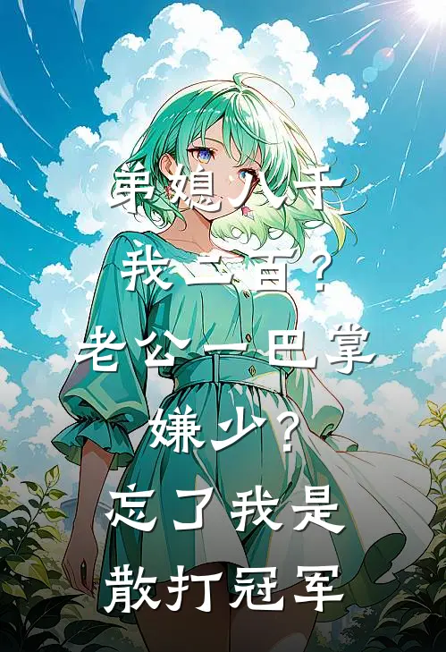 弟媳八千我二百？老公一巴掌：嫌少？忘了我是散打冠军