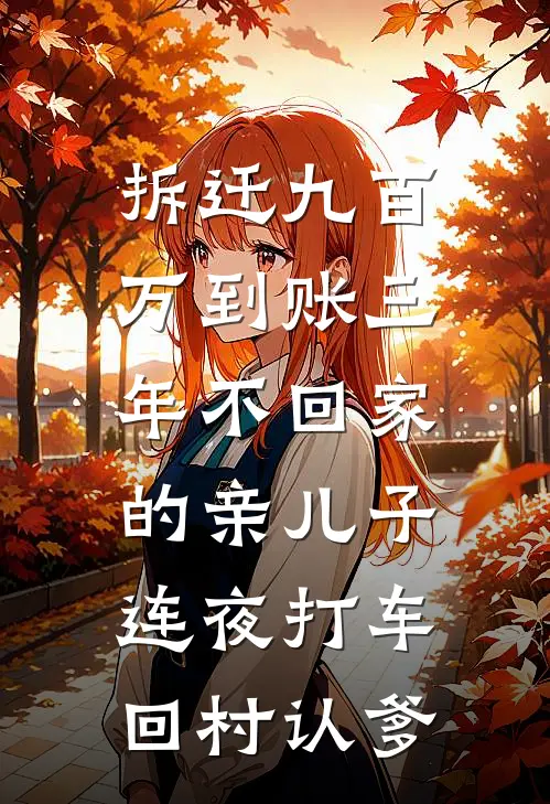 拆迁九百万到账三年不回家的亲儿子，连夜打车回村认爹