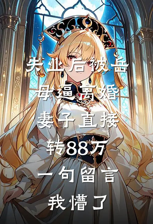 失业后被岳母逼离婚，妻子直接转88万，一句留言我懵了