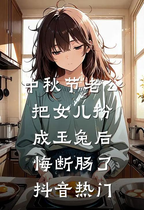 中秋节老公把女儿扮成玉兔后，悔断肠了抖音热门