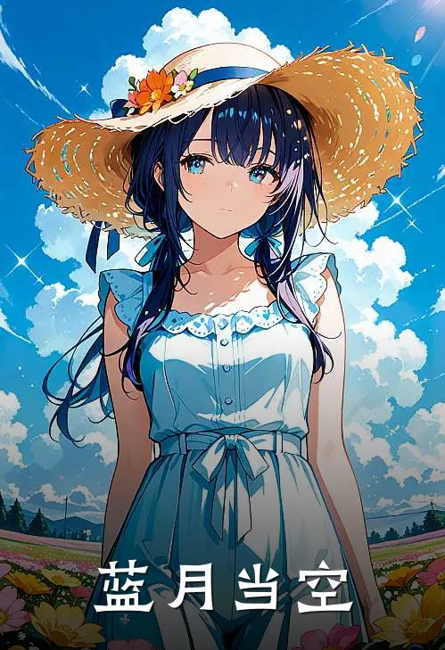 蓝月当空