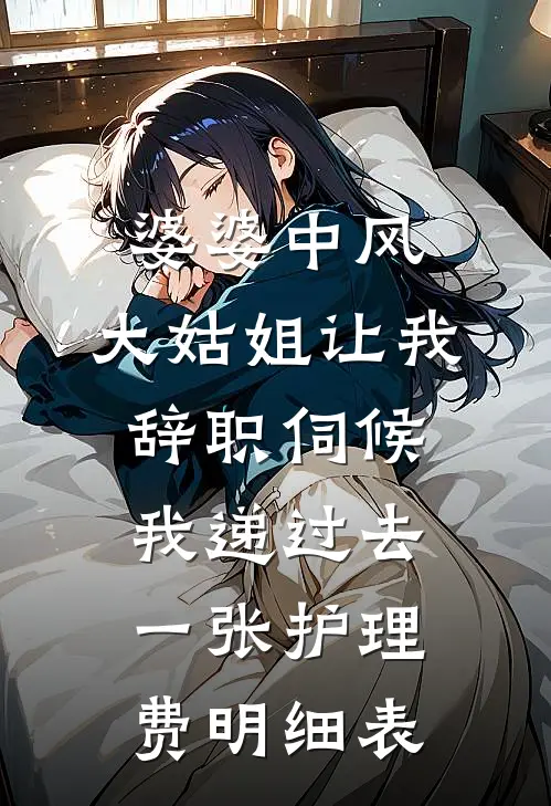 婆婆中风，大姑姐让我辞职伺候，我递过去一张护理费明细表
