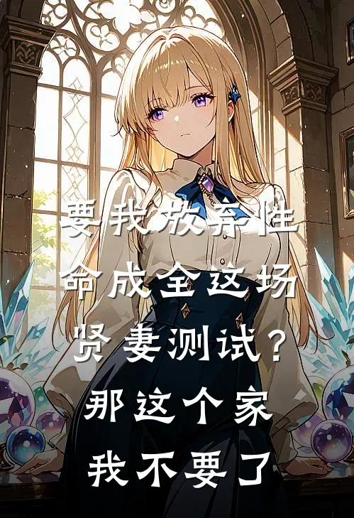 要我放弃性命成全这场贤妻测试？那这个家我不要了