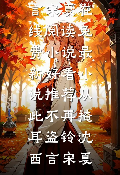 从此不再掩耳盗铃(沈西言宋夏)在线阅读免费小说_最新好看小说推荐从此不再掩耳盗铃沈西言宋夏