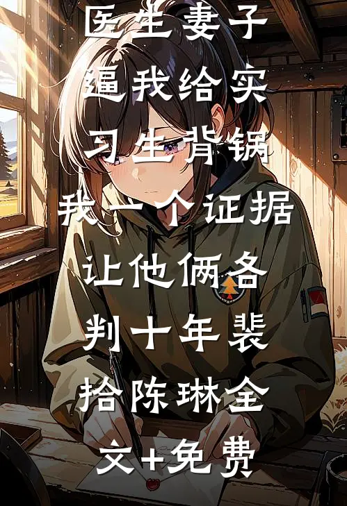 医生妻子逼我给实习生背锅，我一个证据让他俩各判十年裴拾陈琳全文+免费