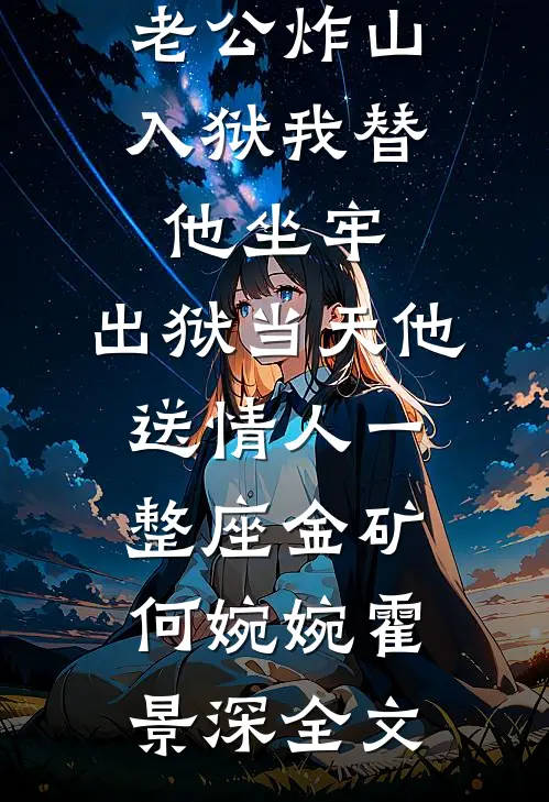 老公炸山入狱我替他坐牢，出狱当天他送情人一整座金矿何婉婉霍景深全文