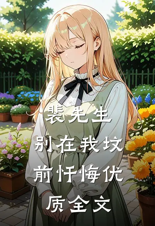 裴先生，别在我坟前忏悔优质全文