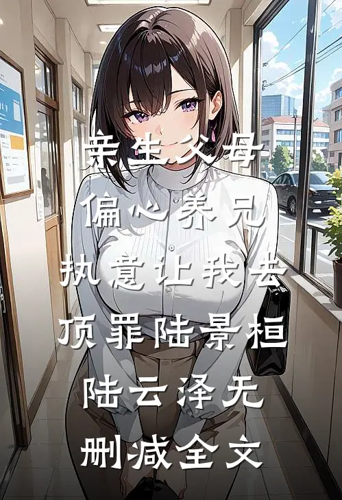 亲生父母偏心养兄，执意让我去顶罪陆景桓陆云泽无删减全文